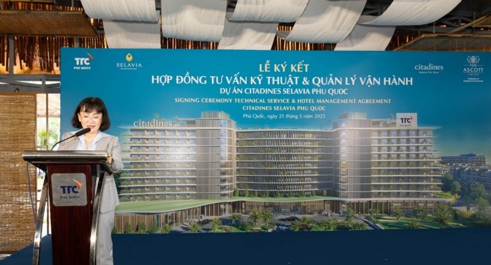 TTC Phú Quốc “bắt tay” Ascott - Đưa thương hiệu quốc tế Citadines vào vận hành tại Selavia