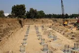 Phát hiện 285 xe tải trộn hơn 24.000 m³ bê tông liên tục trong 54 tiếng, móng của siêu công trình lộ diện