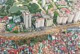 Hơn 1km Vành đai 2,5 qua Cầu Giấy lộ diện, hướng đến thông xe dịp 10/10