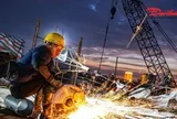 Xuyên lễ thi công, cầu Trần Hưng Đạo lắp những đốt dầm đầu tiên