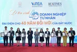 TTC được vinh danh trong top 40 doanh nghiệp tư nhân tiêu biểu đại diện 40 năm Đổi mới
