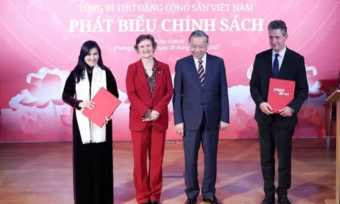 Tổng Bí thư Tô Lâm chứng kiến Vietjet và Đại học Oxford công bố công trình quan trọng cho ngành hàng không