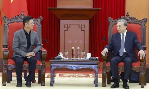 Tổng Bí thư Tô Lâm tiếp Lãnh đạo Tập đoàn Luxshare-ICT (Trung Quốc)