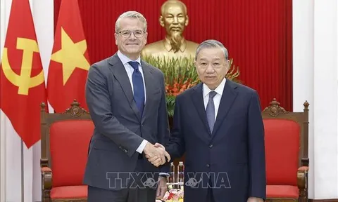 Tổng Bí thư Tô Lâm tiếp Giám đốc Tập đoàn A.P.Moller - Maersk