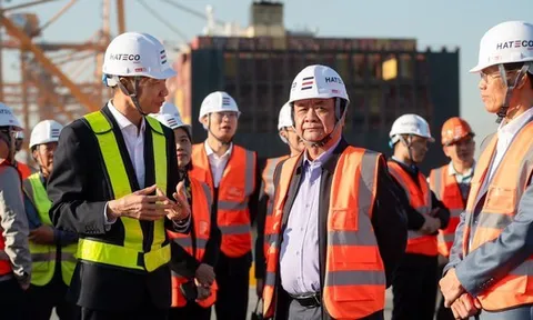 Phó Chủ tịch Quốc hội Lê Minh Hoan thăm mô hình cảng biển 'xanh, thông minh' tại Hải Phòng