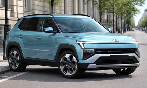 Hyundai Tucson đời mới tiếp tục lộ diện với dáng vuông vức như Santa Fe, ra mắt năm sau cạnh tranh CX-5