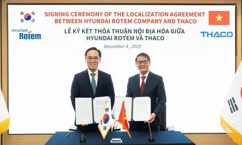 THACO hợp tác với Hyundai sản xuất tàu điện và tàu cao tốc tại Việt Nam