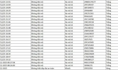 86 chủ xe được phát hiện qua camera AI có biển số sau nhanh chóng nộp phạt nguội theo Nghị định 168