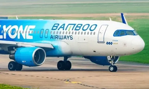 Logo FLC trở lại trên thân tàu bay Bamboo Airways