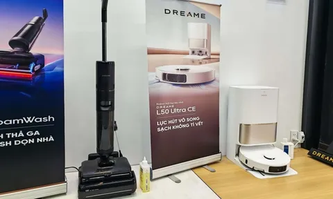 Dreame mang bộ đôi chổi lau thông minh và robot hút bụi mới về Việt Nam, giá từ 15 triệu