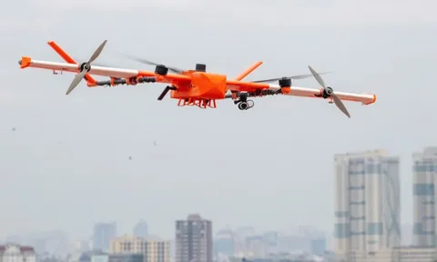 Chính thức thí điểm ứng dụng UAV vận chuyển vật tư y tế