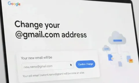 Cách để người dùng có thể thay đổi địa chỉ Gmail mà không lo mất dữ liệu