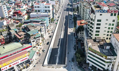 Cận cảnh hầm chui gần 800 tỷ đồng ở Hà Nội trước ngày về đích
