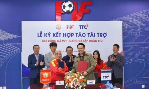 Tập đoàn TTC ký kết hợp tác tài trợ với CLB Bóng đá PVF - CAND