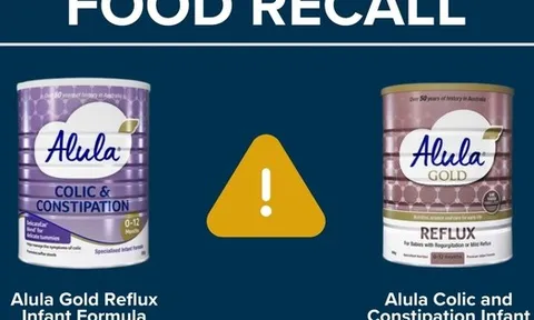 Nóng: Sữa Alula bị thu hồi khẩn cấp 2 dòng sản phẩm ở Úc vì nguy cơ nhiễm độc tố