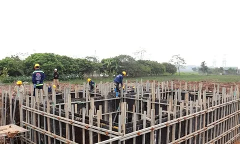 Cận cảnh công trường đại dự án Khu đô thị thể thao Olympic