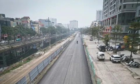 Diện mạo mới tuyến đường nhiều năm xuống cấp ở phía Nam Thủ đô