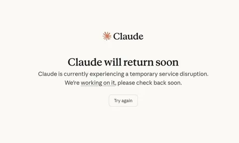 AI Claude "sập" diện rộng, ảnh hưởng hàng trăm triệu người dùng