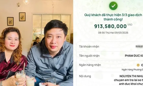 Người đàn ông ở Hà Nội vào Nghệ An nhận lại hơn 900 triệu chuyển khoản nhầm