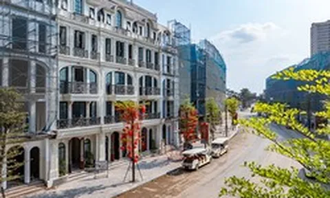 Bất ngờ tiến độ dự án nhà phố hàng hiệu gần Tây Thăng Long của Sunshine