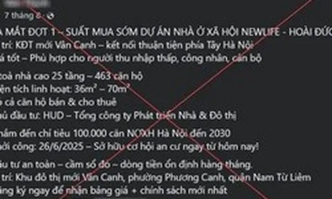 Xử phạt đối tượng rao bán 'suất ngoại giao', 'suất nội bộ' nhà ở xã hội