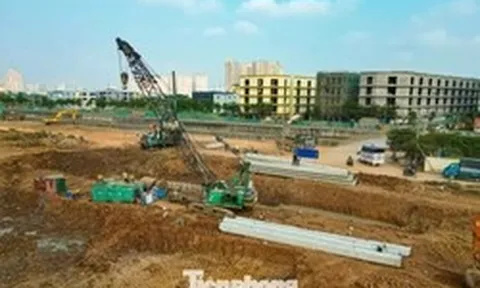 Cận cảnh dự án hồ điều hòa 858 tỷ đồng giải cứu 'rốn ngập' phía Tây Hà Nội