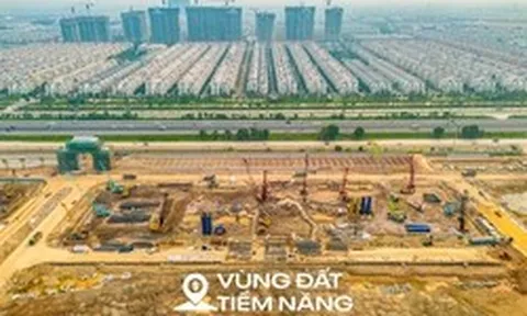Cận cảnh dự án nằm giữa ba đại đô thị hơn 10 tỷ USD, hưởng lợi từ Vành đai 4 và cầu vượt sông Hồng