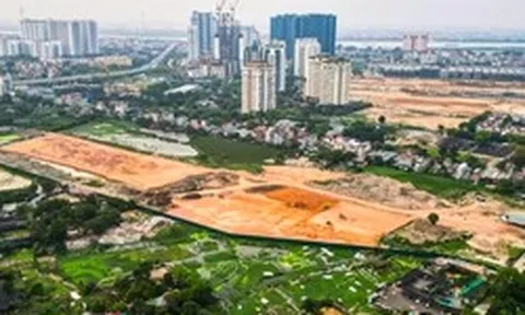 Cận cảnh công trường Depot Xuân Đỉnh tuyến Metro số 2 đang tăng tốc thi công