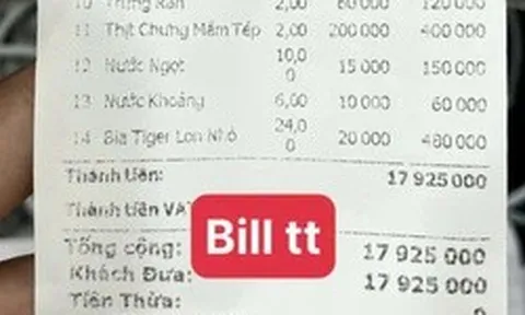 Vụ hóa đơn bữa ăn 18 triệu đồng ở Sầm Sơn: Người đăng bill bất ngờ vì bỗng nổi tiếng