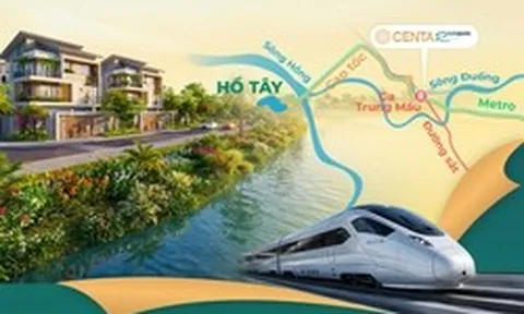 4 tầng giá trị của biệt thự sông Centa Riverside tại tâm điểm TOD Ga Trung Mầu