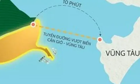 Thông tin dự án đường vượt biển Cần Giờ - Vũng Tàu hơn 93.000 tỷ đồng