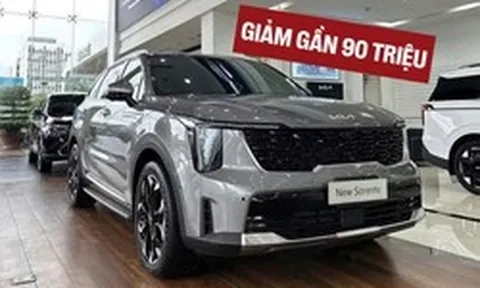 Kia Sorento xả kho tại đại lý, giảm gần 90 triệu đồng, giá thực tế nay đã có thể cạnh tranh Santa Fe, Everest