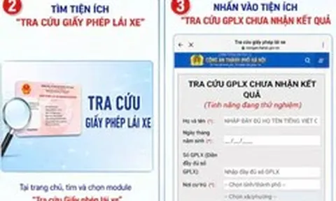Từ 13/7, người dân ở Hà Nội có thể tự tra cứu tiến độ cấp, đổi GPLX