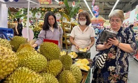 Bơ, sầu riêng rẻ chưa từng có, siêu thị hút khách mua sắm