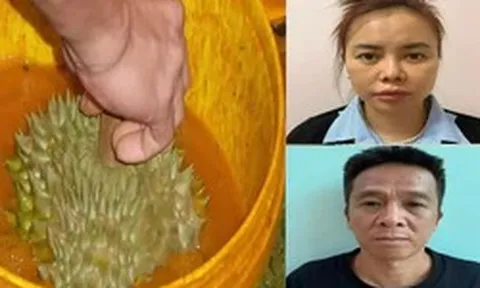 Hai đối tượng buôn lậu hơn 7.000 sản phẩm thuốc nhúng quả sầu riêng