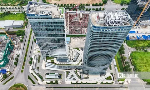 Hà Nội: Toàn cảnh tháp tài chính tại trung tâm kinh tế mới Tây Hồ Tây