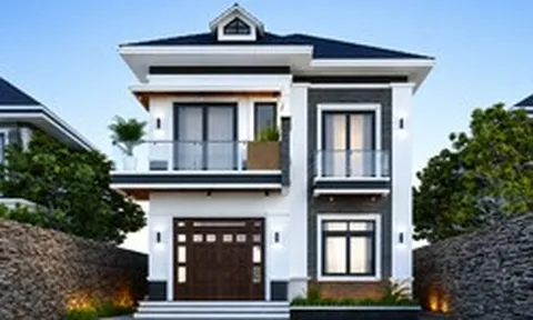 Chi phí xây nhà mái Nhật 2 tầng 130m² bao nhiêu?