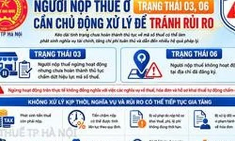Khuyến cáo người nộp thuế ở trạng thái 03, 06: Cần chủ động xử lý để tránh rủi ro