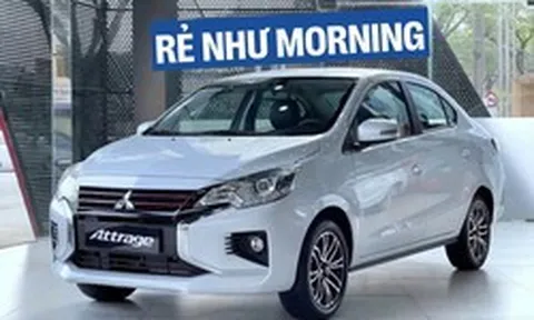 Mitsubishi Attrage bản cao xả kho giảm giá gần 70 triệu đồng, lăn bánh thậm chí áp sát Kia Morning