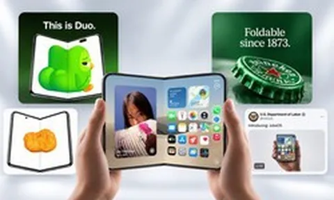 iPhone Duo vừa ra mắt, cả cõi mạng đã “gập” theo