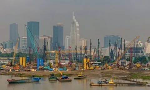 Đại công trường Trung tâm hành chính mới TP.HCM sau gần 5 tháng khởi công