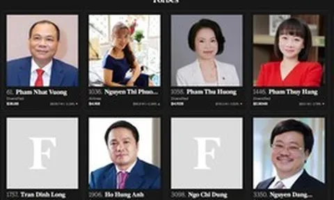 Vị trí người giàu thứ hai Việt Nam đổi chủ