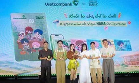 Vietcombank đồng đầu tư Quán Nhà Haha, đưa dàn nghệ sĩ lên bộ sưu tập thiết kế thẻ độc quyền