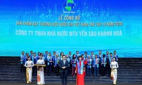 Yến sào Khánh Hòa 5 lần liên tiếp đạt Thương hiệu Quốc gia