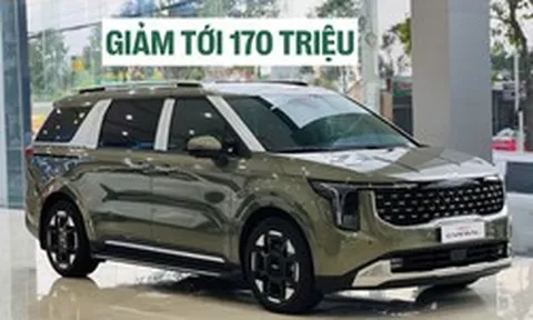 Kia Carnival giảm giá tới 170 triệu tại đại lý, mua mới rẻ như mua cũ