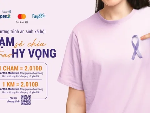 NAPAS, Mastercard và Payoo tặng gói tầm soát ung thư cho phụ nữ yếu thế