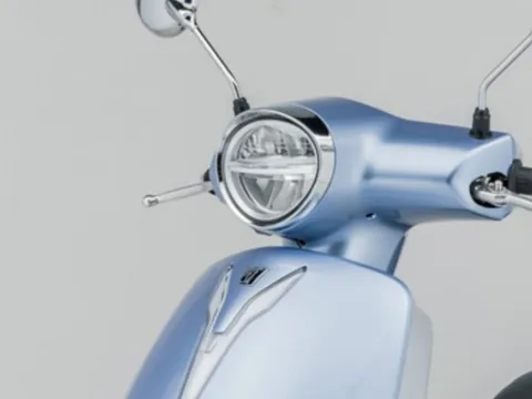 'Tân binh' xe ga giá 37 triệu đồng ra mắt: ngoại hình tưa Vespa, trang bị phanh ABS và TCS áp đảo Honda Vision