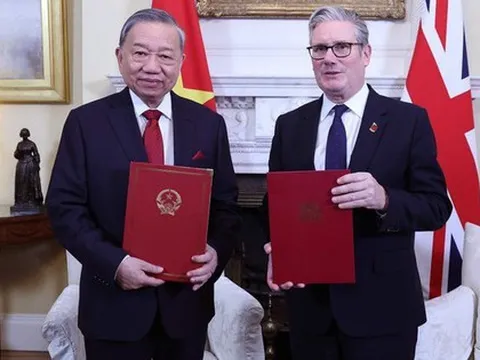 Việt Nam-Anh nâng cấp quan hệ lên Đối tác chiến lược toàn diện