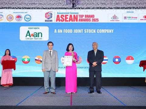 Gạo Sạch Aan xuất sắc đạt Top 10 Thương hiệu Uy tín hàng đầu ASEAN 2025