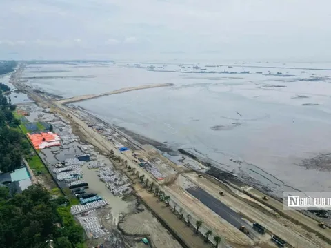 Cận cảnh "siêu" dự án lấn biển Cần Giờ